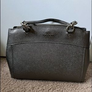 Coach Silver Grey Satchel/Shoulder Bag